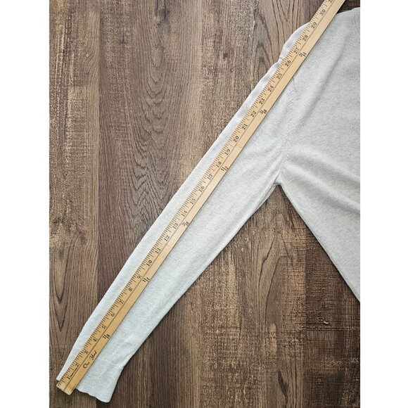 COS Cotton + Yak Hair Blend Lightweight Long Sleeve Crewneck Sweater, Small - Picture 4 of 9